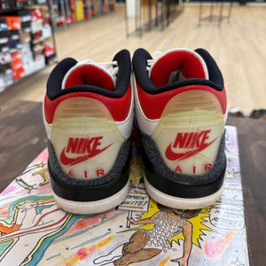 Jordan 3 Retro SE Fire Red Denim (2020) Size 10 (Pre-Owned) - Image 3