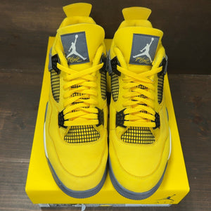 Jordan 4 Retro Lightning (2021) Size 13 (Pre-Owned) - tag
