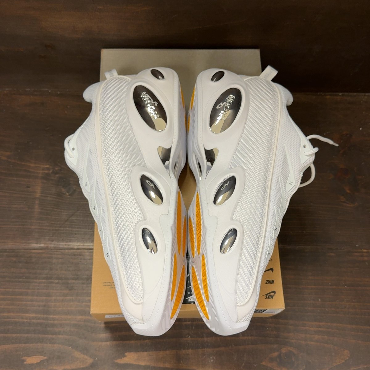 Nike NOCTA Glide Drake White Chrome Size 13 - aux