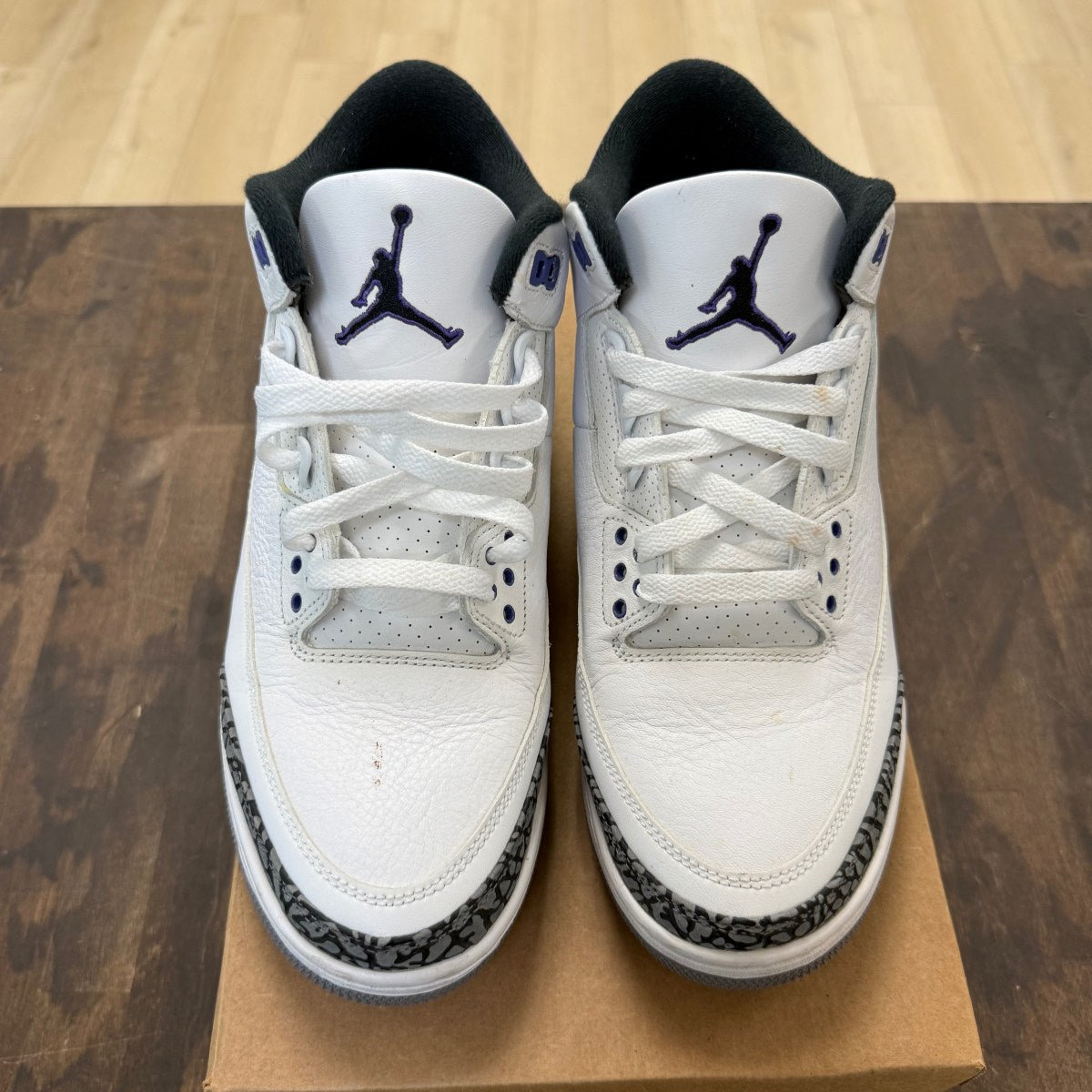 Jordan 3 Retro Dark Iris Size 11 (Pre-Owned) - Image 2