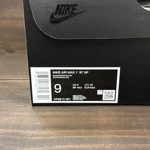 Nike Air Max 1 '87 SP Supreme Black White - Image 8