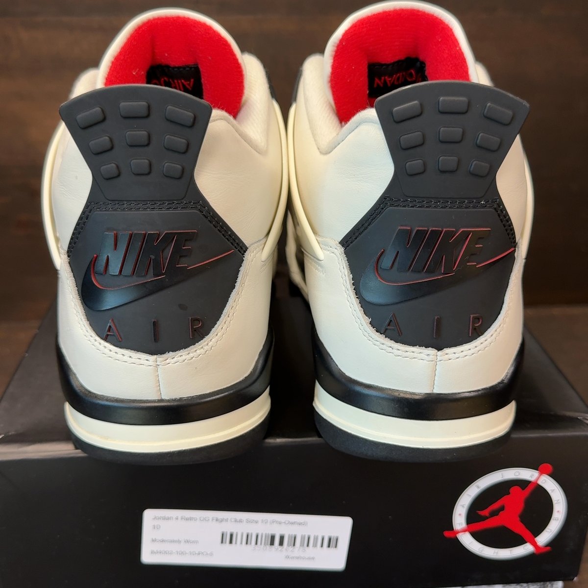 Jordan 4 Retro OG Flight Club Size 10 (Pre-Owned) - aux