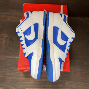 Nike Dunk Low Racer Blue White - Image 4