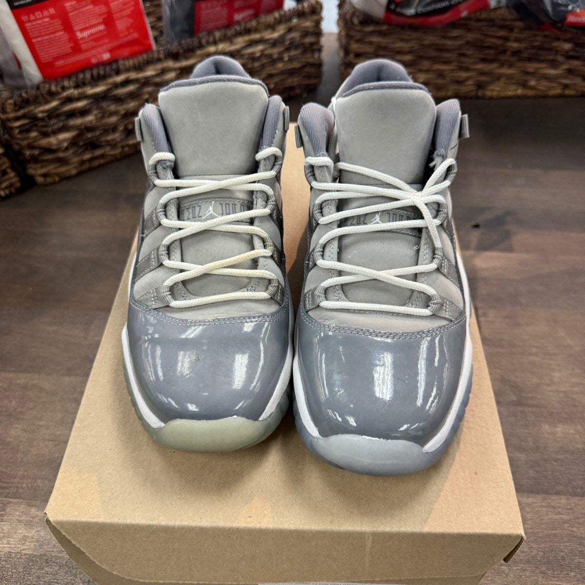 Jordan 11 Retro Low Cool Grey (GS) Size 6Y (Pre-Owned) - Image 3