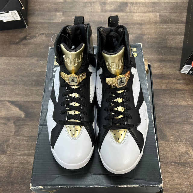 Championship Pack Champagne Jordan 7 Retro (USED,Damaged Box)