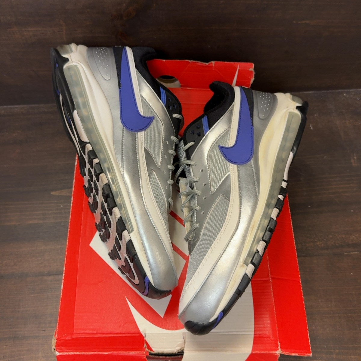 Nike Air Max 97/BW Metallic Silver Persian Violet - Image 2