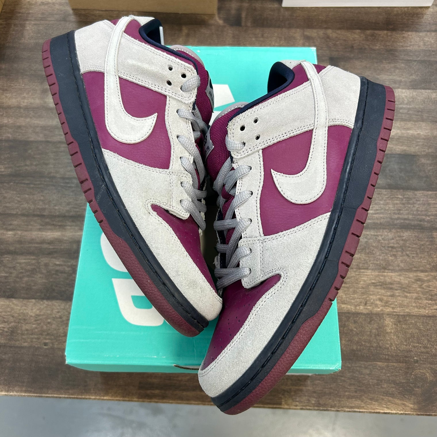 Atmosphere Grey True Berry SB Dunk Pro Low (Used)