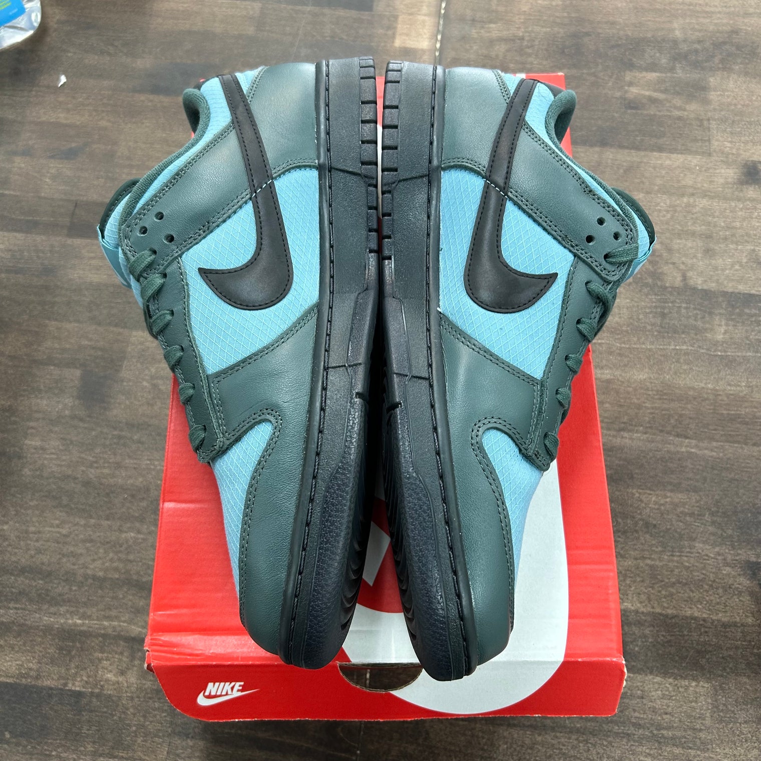 Vintage Green Denim Turquoise Dunk Low Retro SE (USED)