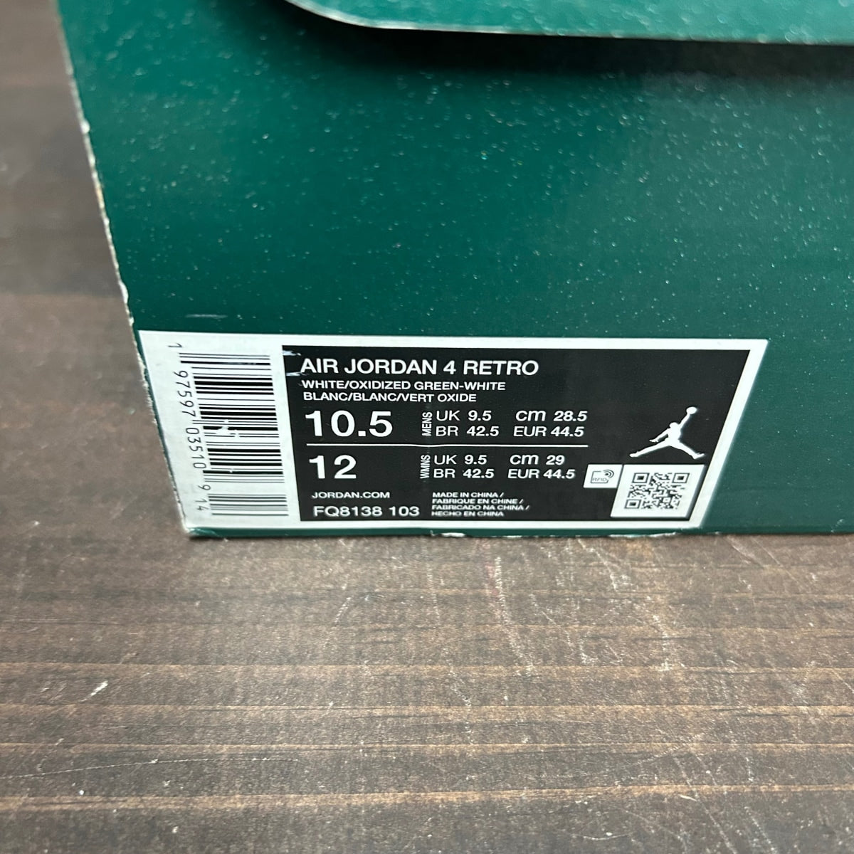 Jordan 4 Retro Oxidized Green - Image 7