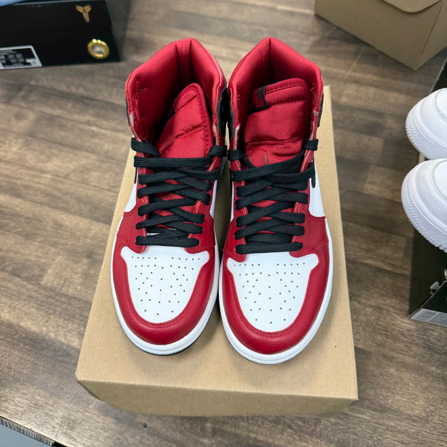 (W) Satin Snakeskin Jordan 1 High (Used, No Box)