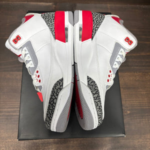 Jordan 3 Retro Fire Red (2022) Size 8.5 (Pre-Owned)