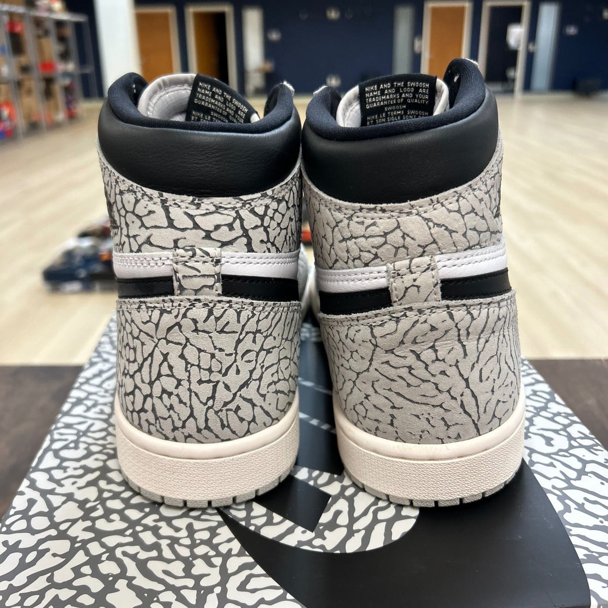 Jordan 1 Retro High OG White Cement - Image 4
