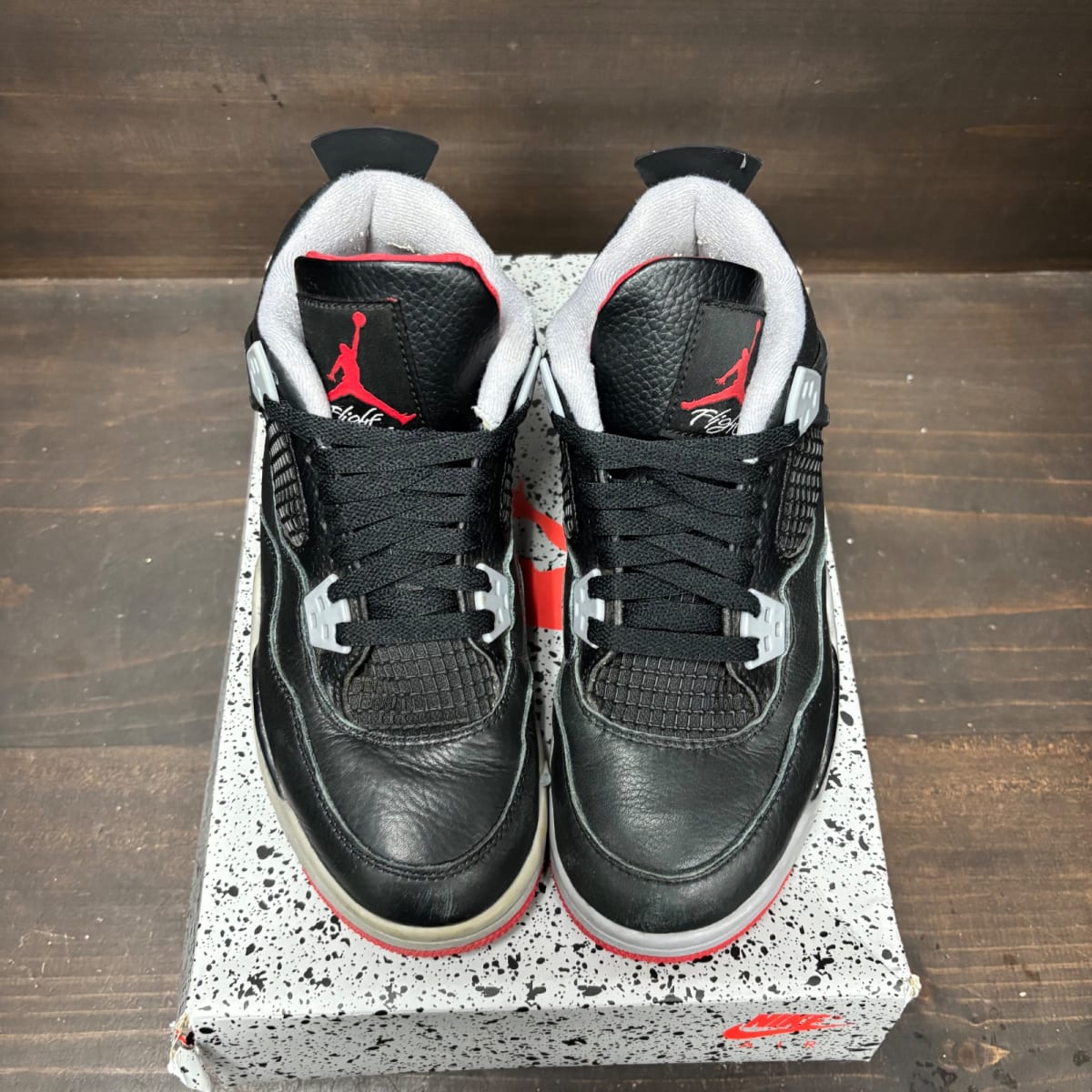 Jordan 4 Retro Bred Reimagined (GS) Size 5.5Y (Pre-Owned) - side