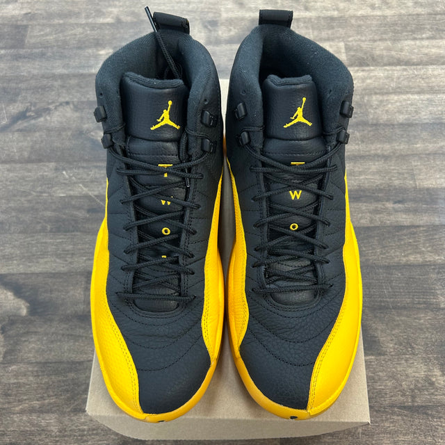 Black University Gold Jordan 12 Retro (USED, No Box)