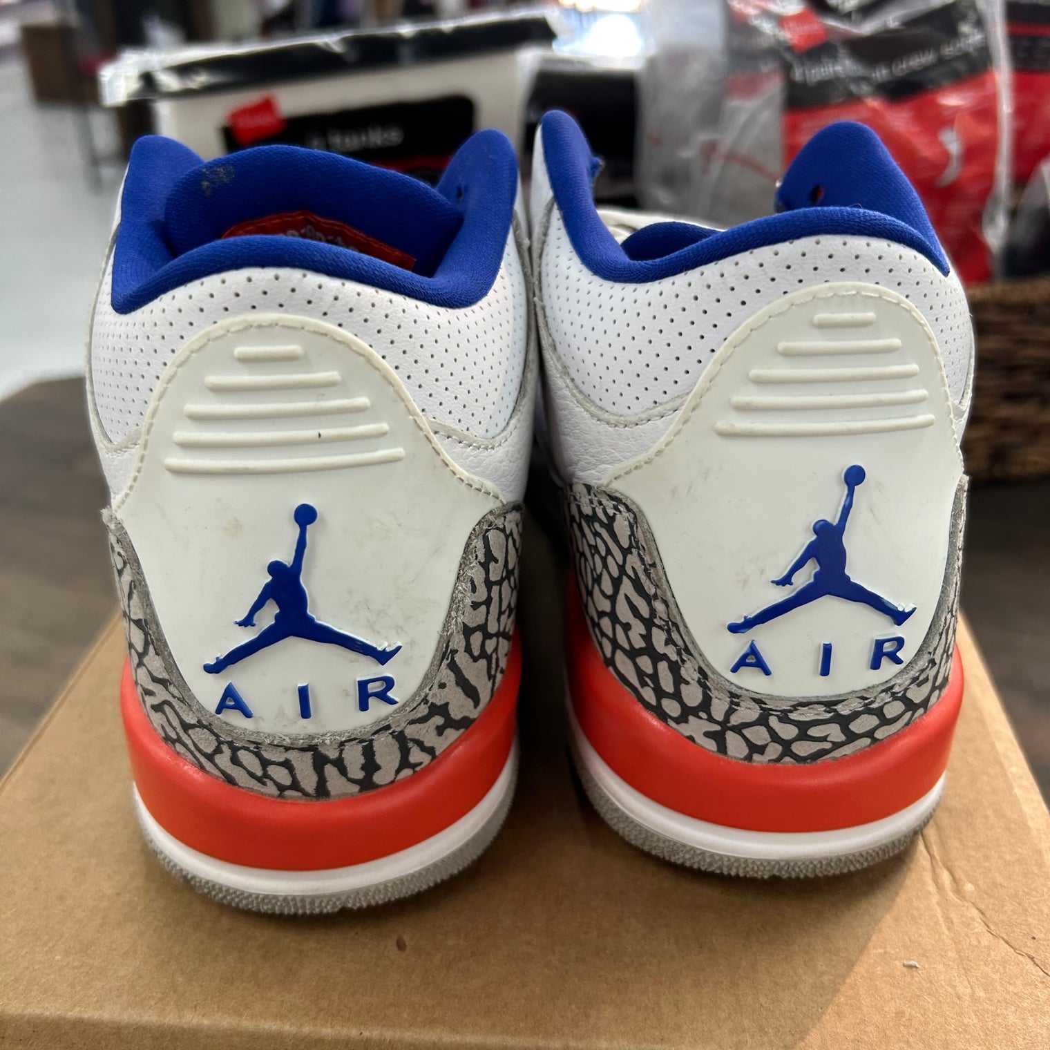 (GS) Knicks Jordan 3 Retro (USED, No Box)