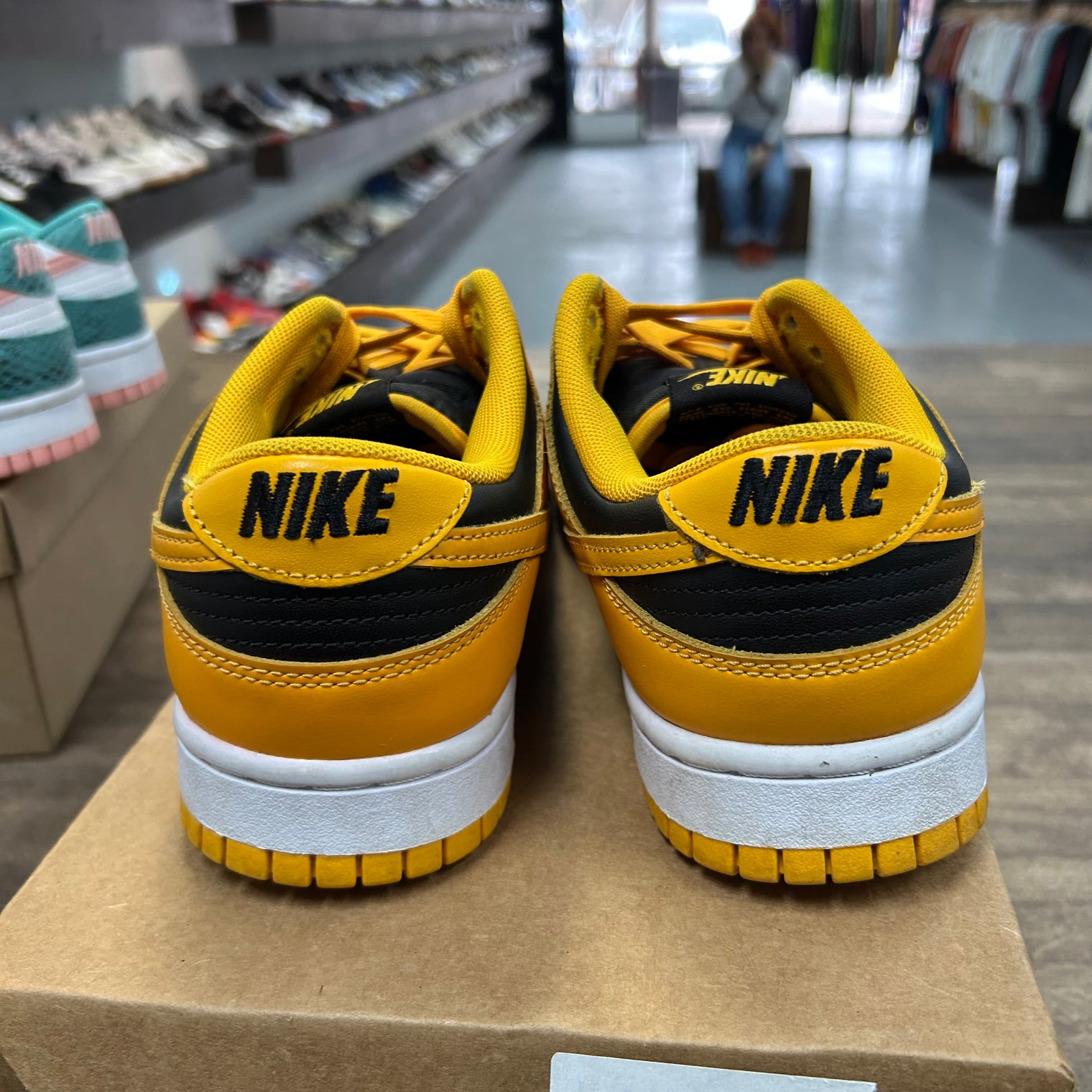 Championship Goldenrod Nike Dunk Low (USED, No Box)