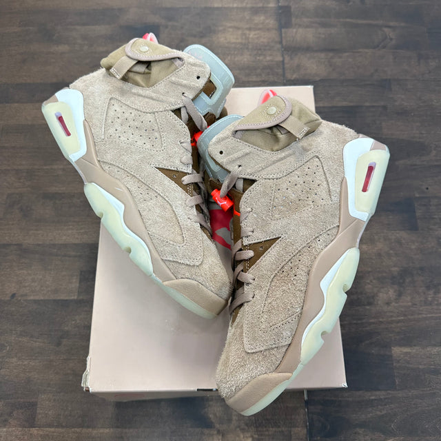 Khaki Travis Scott Jordan 6 (USED)