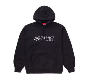 Supreme Jamie Reid Fuck All Hooded Sweatshirt Black