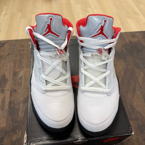 Jordan 5 Retro Fire Red Silver Tongue (2020) - Image 2