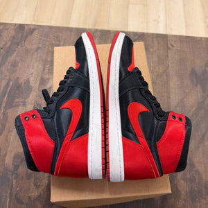 Jordan 1 Retro High OG Satin Bred (Women's) Size 10W (Pre-Owned) - Image 4