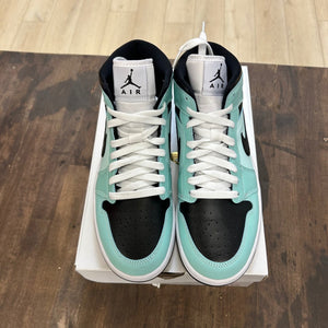 Jordan 1 Mid Aqua Blue Tint (Women's) - Image 2