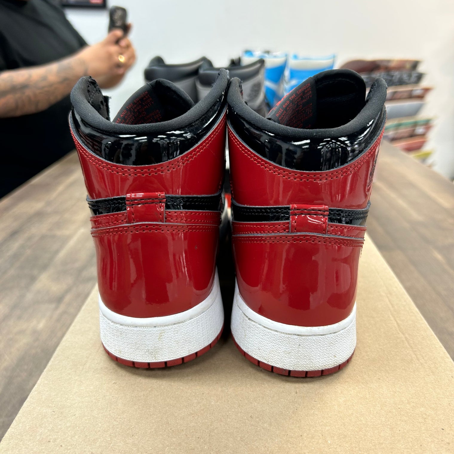 Patent Bred Jordan 1 High (GS) (USED, No Box)