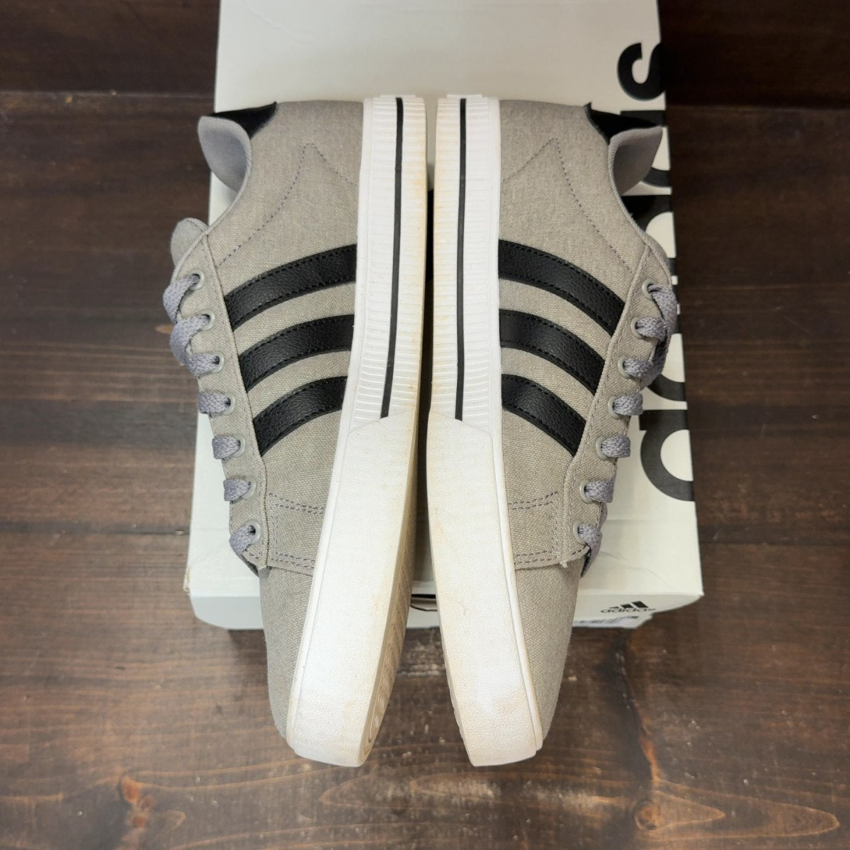 adidas Daily 3.0 Grey Black Size 9.5 (Pre-Owned) - aux
