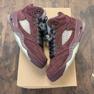 Jordan 5 Retro Burgundy (2023) (GS) Size 5.5Y (Pre-Owned) - Image 1