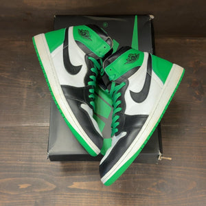 Jordan 1 Retro High OG Lucky Green Size 11.5 (Pre-Owned) - back