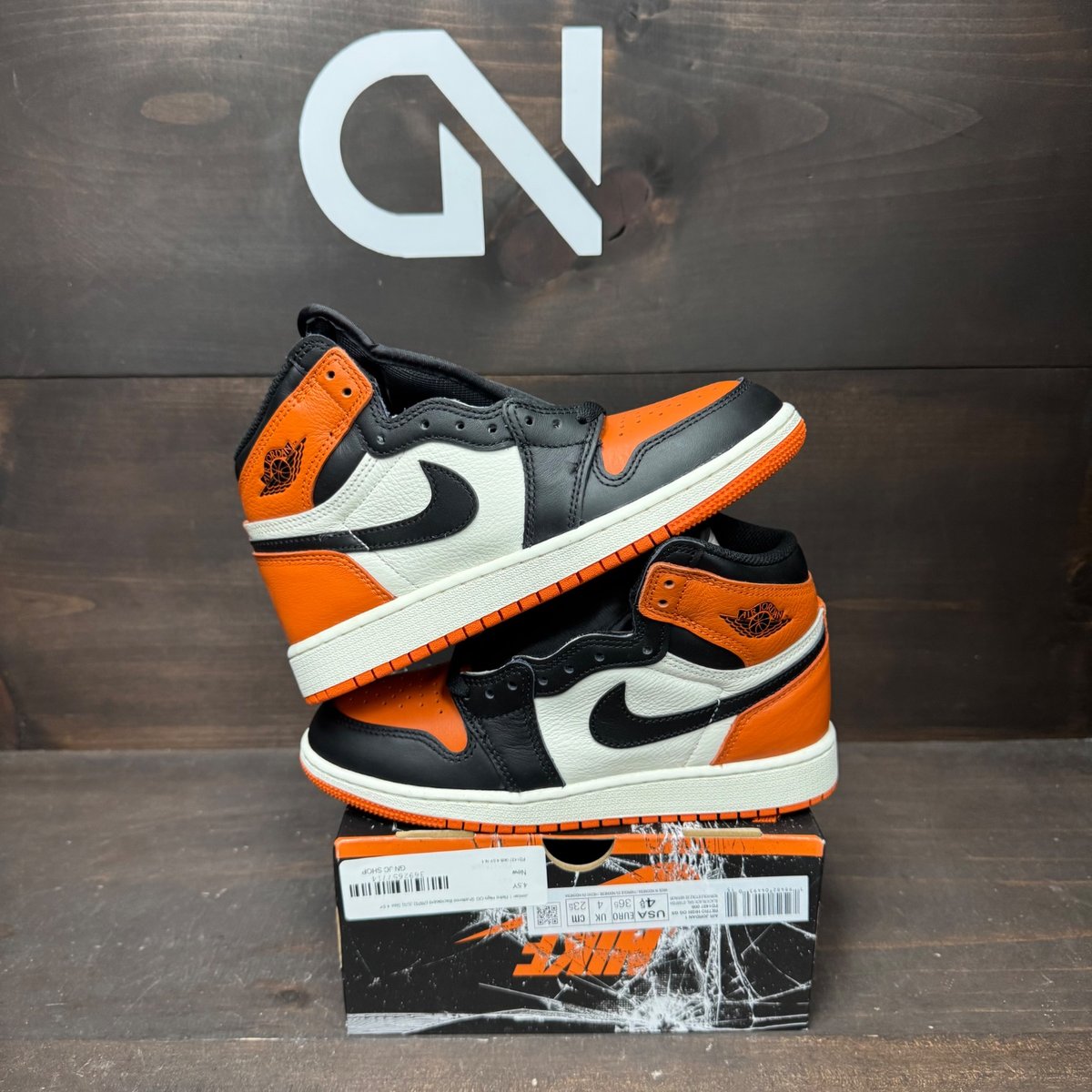Jordan 1 Retro High OG Shattered Backboard (2025) (GS) Size 4.5Y - front
