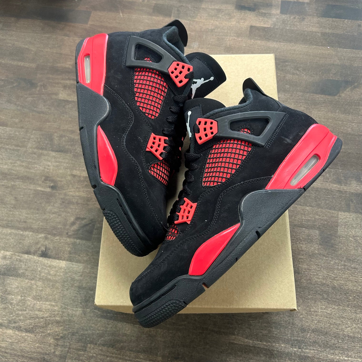 Jordan 4 Retro Red Thunder (US 10) (USED, No Box)