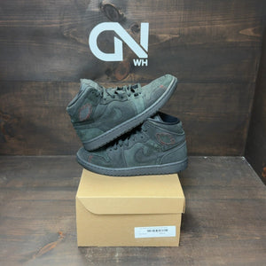Jordan 1 Mid SE Craft Dark Smoke Red Size 8 (Pre-Owned) - Image 1