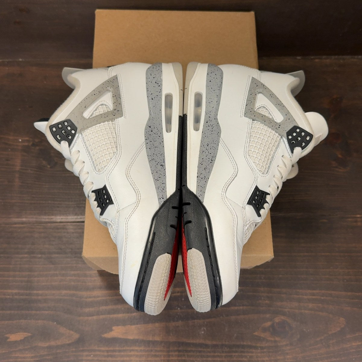 Jordan 4 Retro White Cement (2025) Size 10 (Pre-Owned) - Image 4