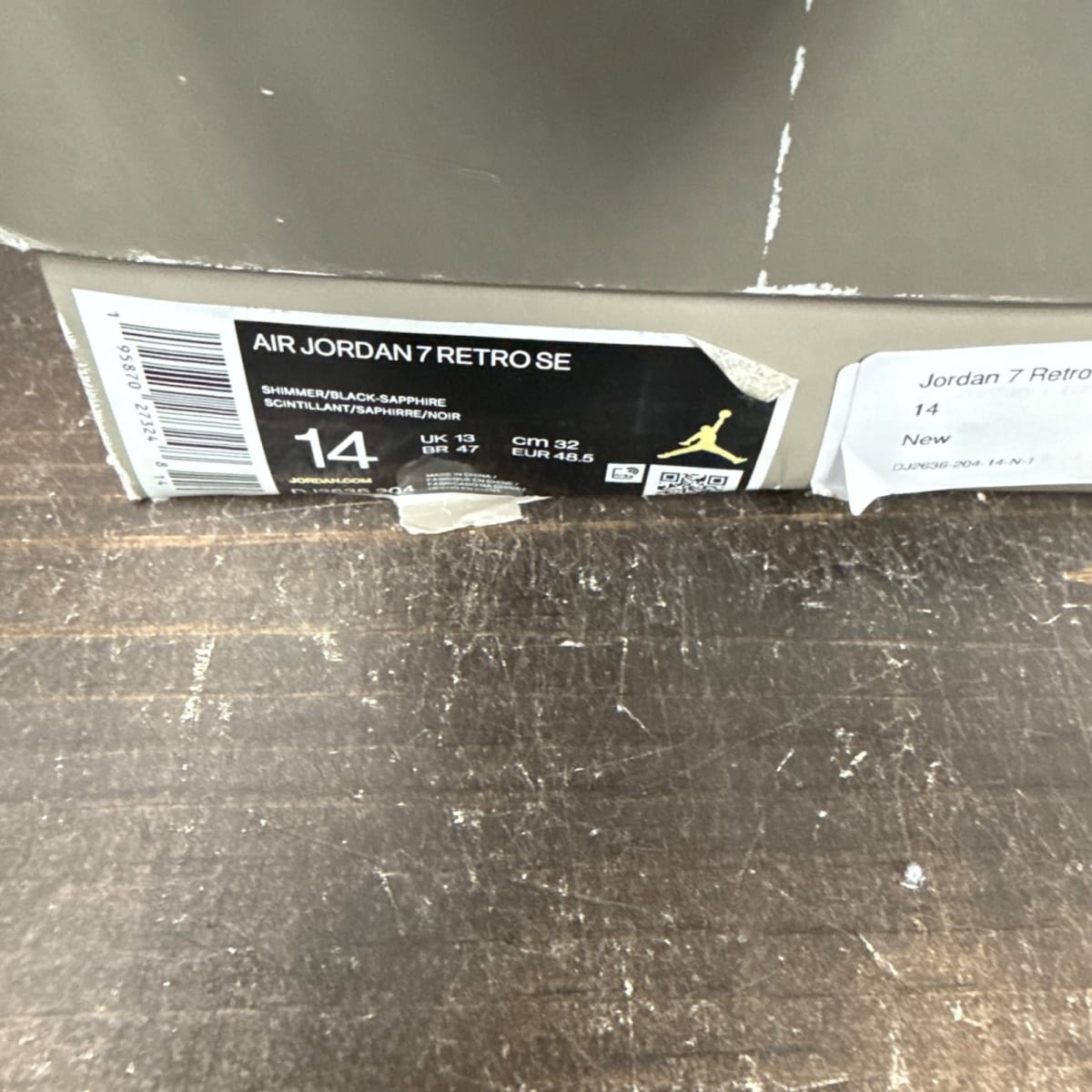 Jordan 7 Retro SE Sapphire Size 14 - aux