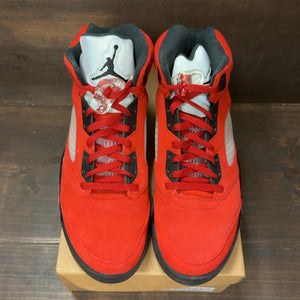 Jordan 5 Retro Raging Bull Red (2021) Size 12 (Pre-Owned) - tag