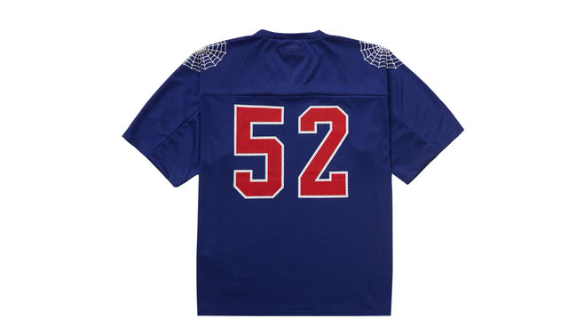 Supreme Spiderweb Football Jersey Navy