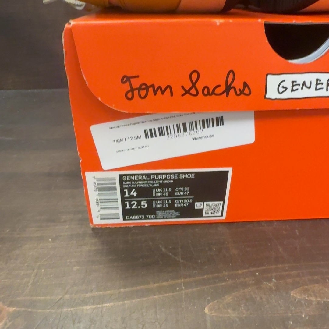NikeCraft General Purpose Shoe Tom Sachs Archive Dark Sulfur - Image 8
