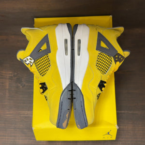 Jordan 4 Retro Lightning (2021) (GS) Size 5Y (Pre-Owned) - aux