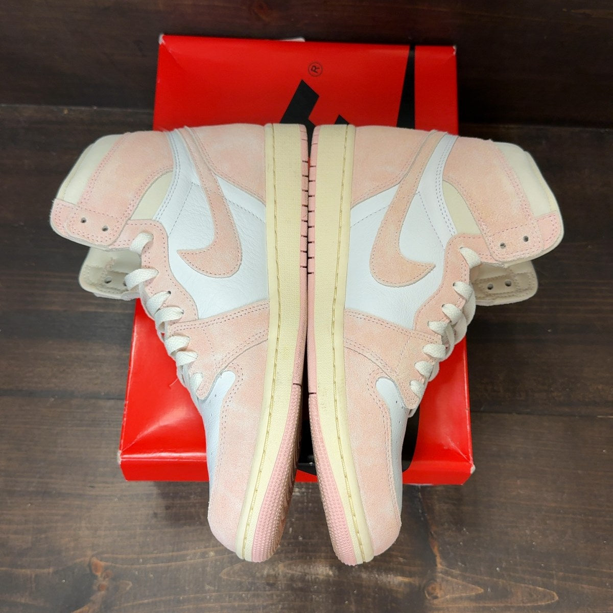 Jordan 1 Retro High OG Washed Pink (Women's) Size 12W (Pre-Owned) - aux