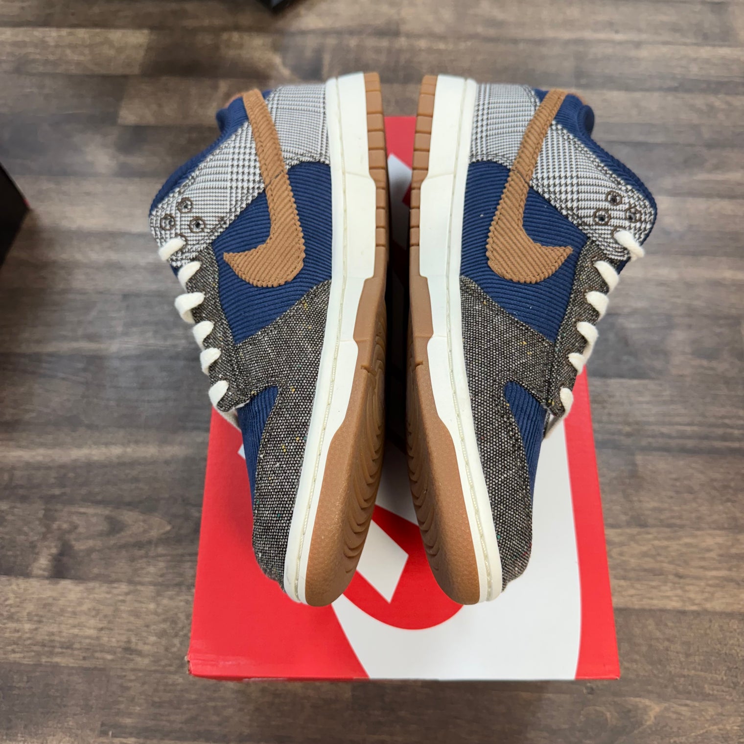 Tweed Midnight Navy Corduroy Nike Dunk Low (USED)
