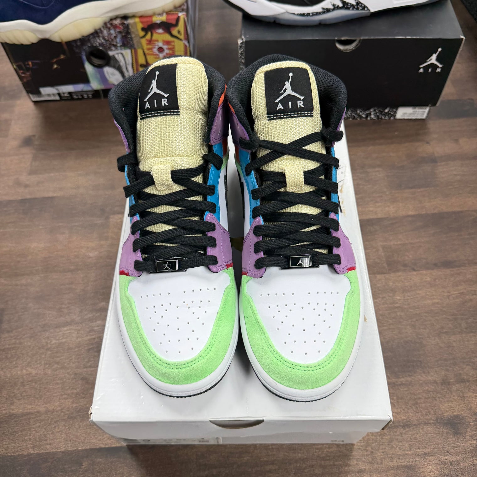 Multi Color Jordan 1 Mid SE (USED)