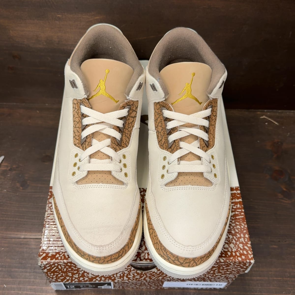 Jordan 3 Retro Palomino Size 12 (Pre-Owned) - tag