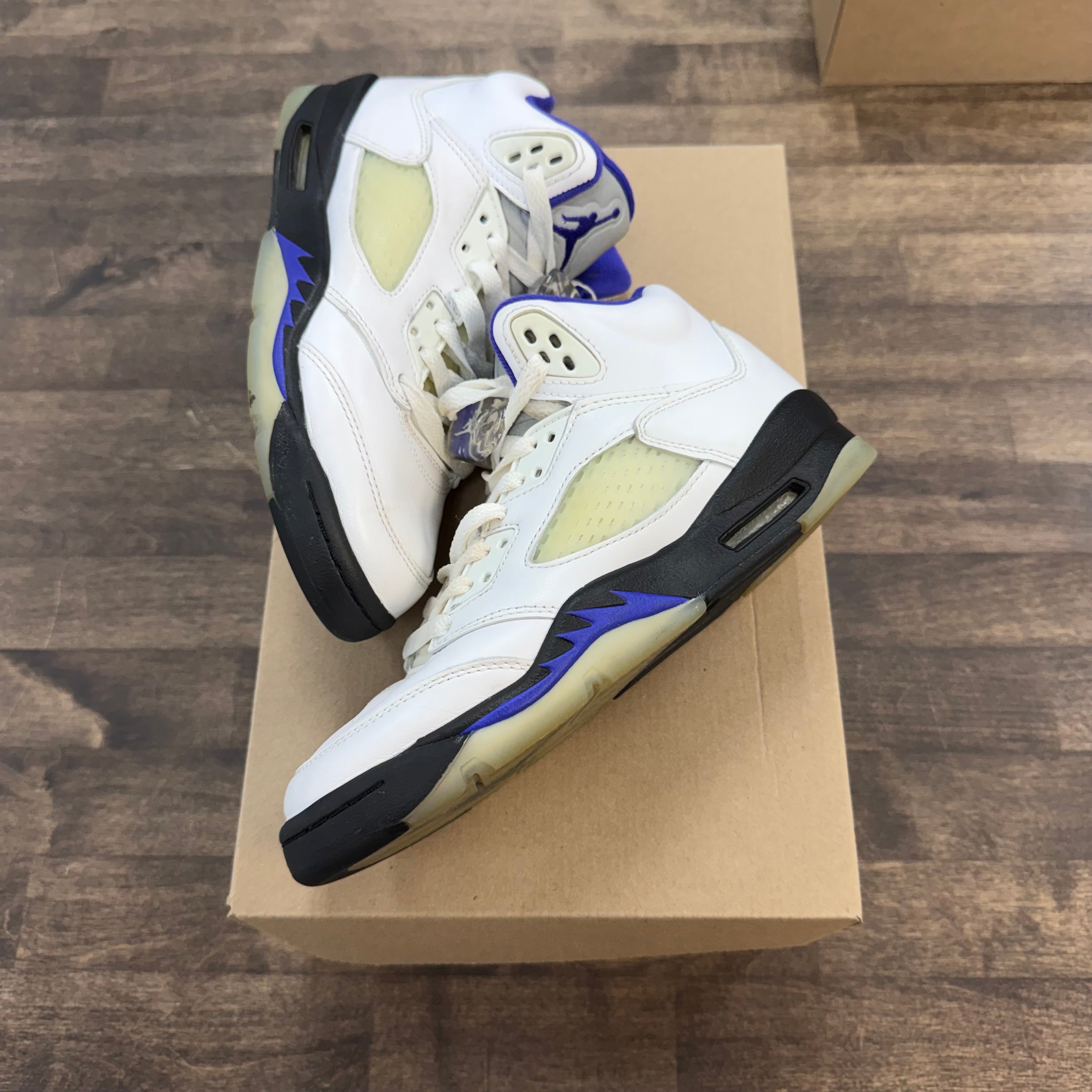 Jordan Dark Concord Jordan 5 (GS) (USED, No Box) Size 4.5Y (Pre-Owned) - Image 1