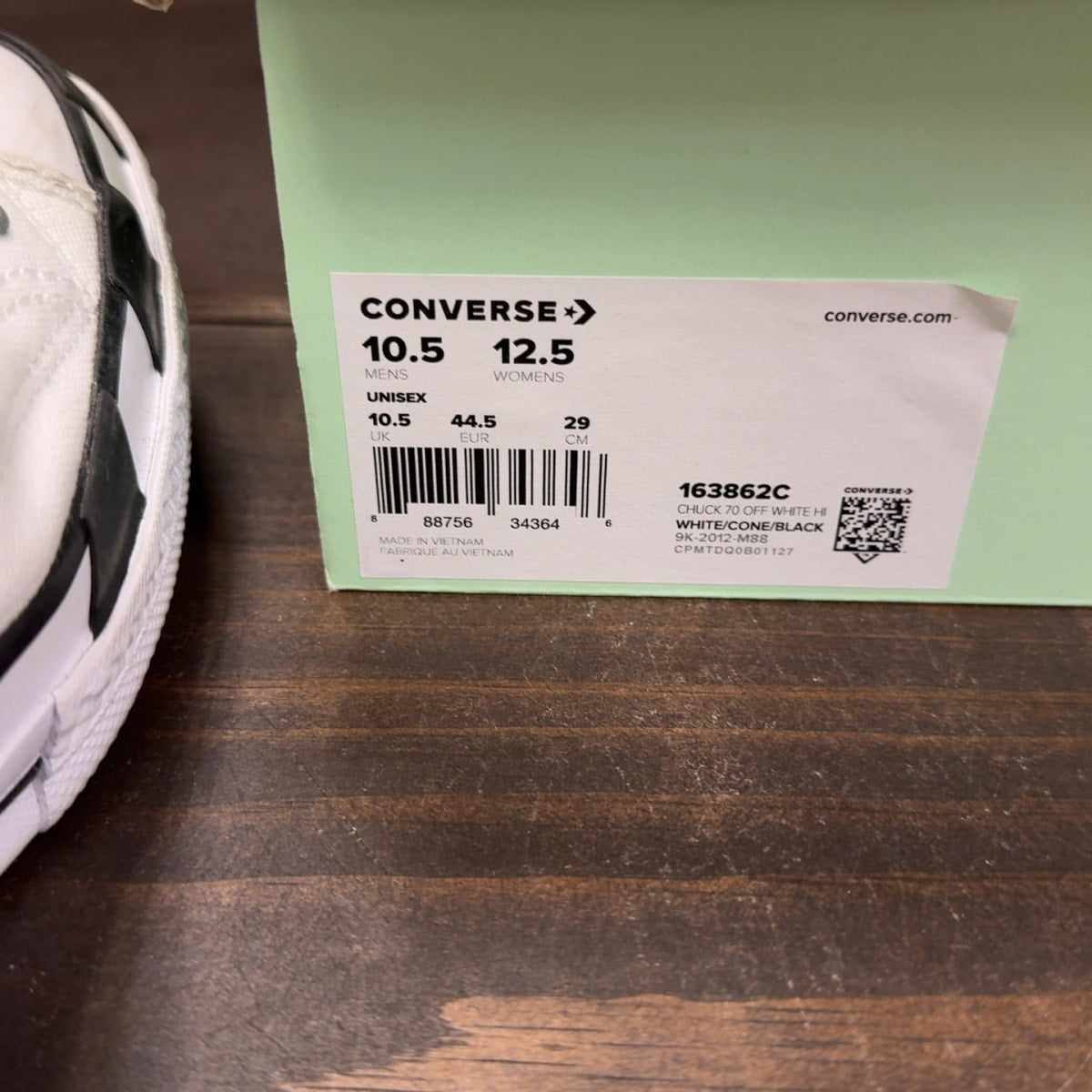Converse Chuck Taylor All Star 70 Hi Off-White - Image 8