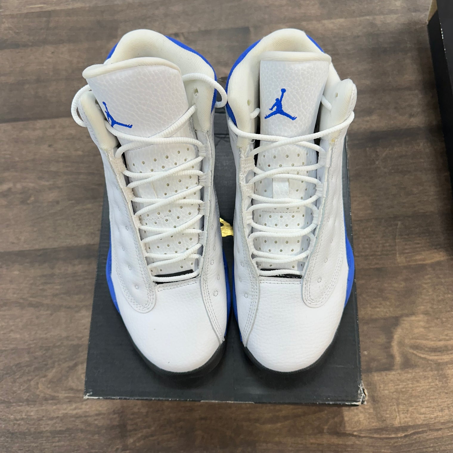 White Hyper Royal Black Jordan 13 GS (Used)