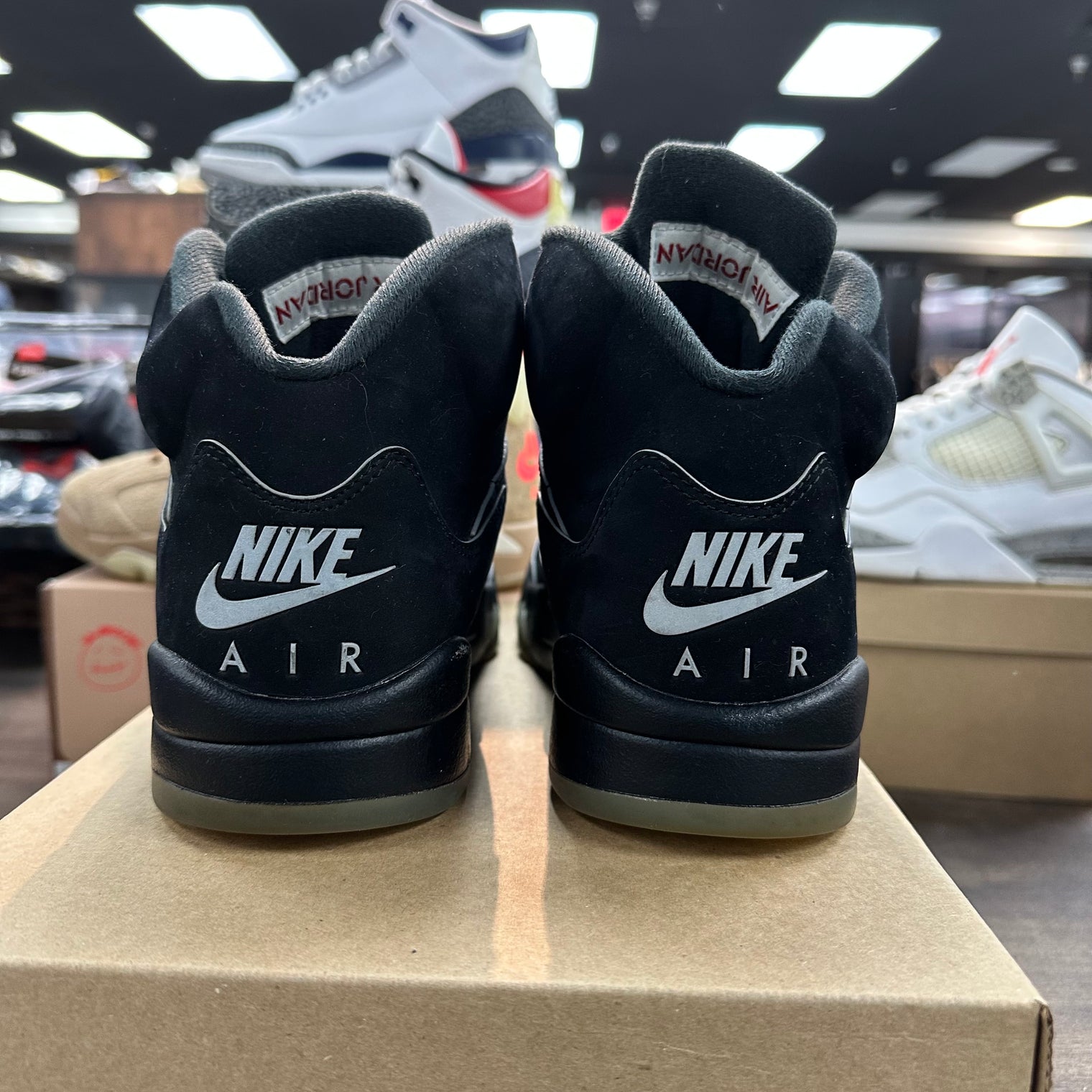 Jordan 5 Retro OG Black Metallic Reimagined (US 8) (USED, No Box)