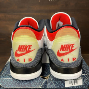 Jordan 3 Retro SE Fire Red Denim (2020) Size 13 - aux