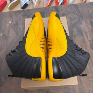 Jordan 12 Retro Black University Gold Size 9 (Pre-Owned) - Image 4