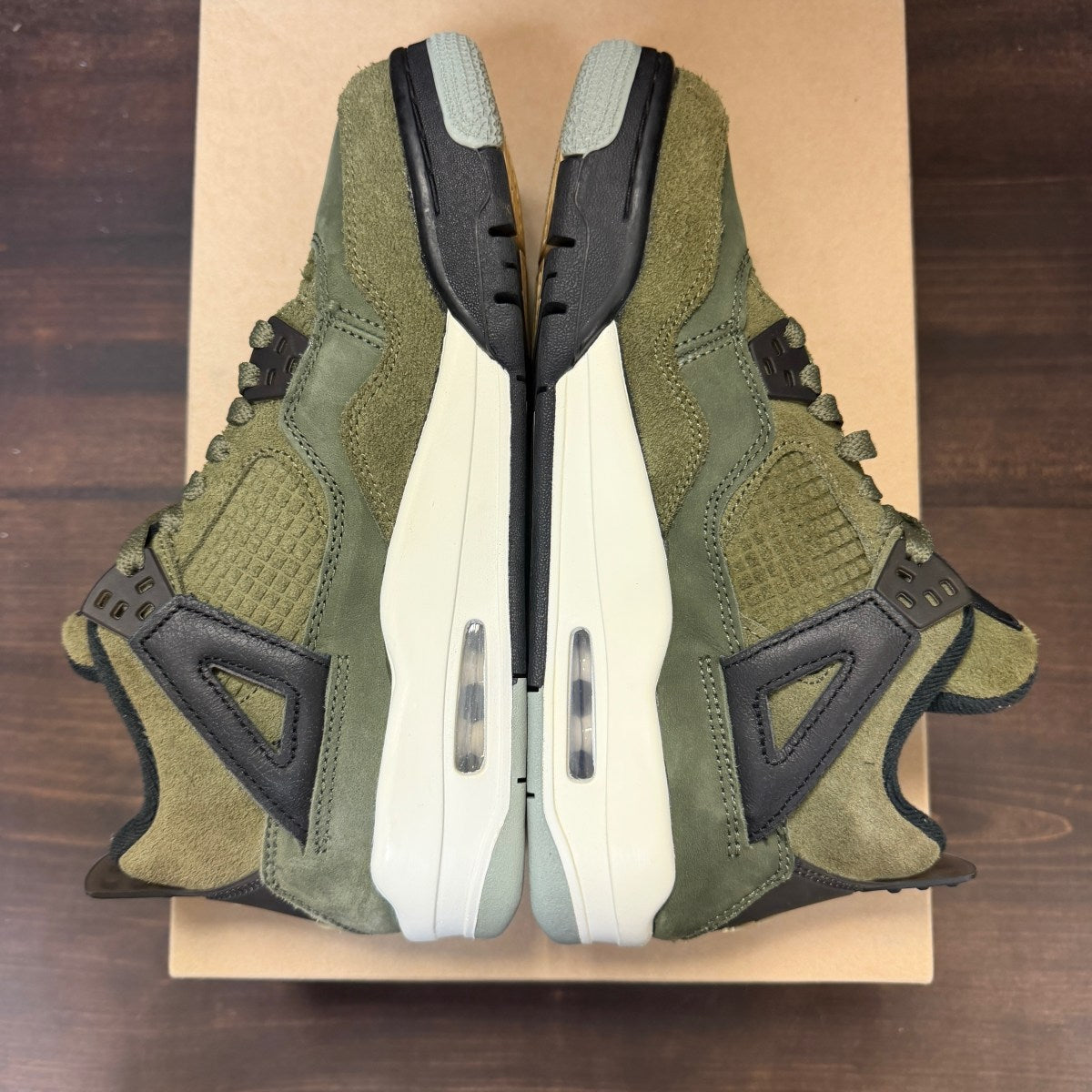 Jordan 4 Retro SE Craft Medium Olive (GS) Size 6.5Y (Pre-Owned) - Image 5