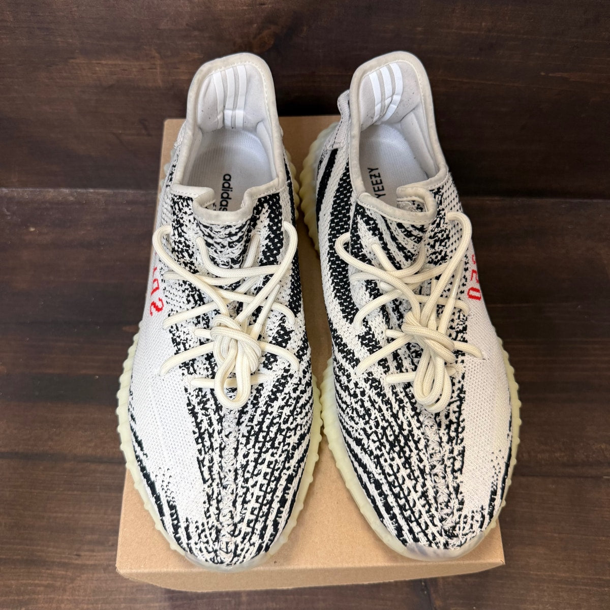 adidas Yeezy Boost 350 V2 Zebra Size 11 (Pre-Owned) - Image 2